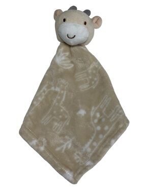 Little Me Giraffe Lovey 12" Security Blanket Plush Beige 2025.